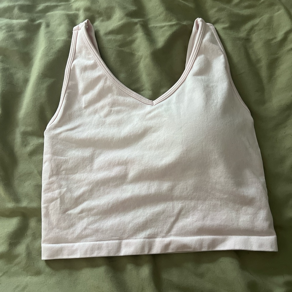Yogalicious Pale Pink Seamless Alamo Bra Top